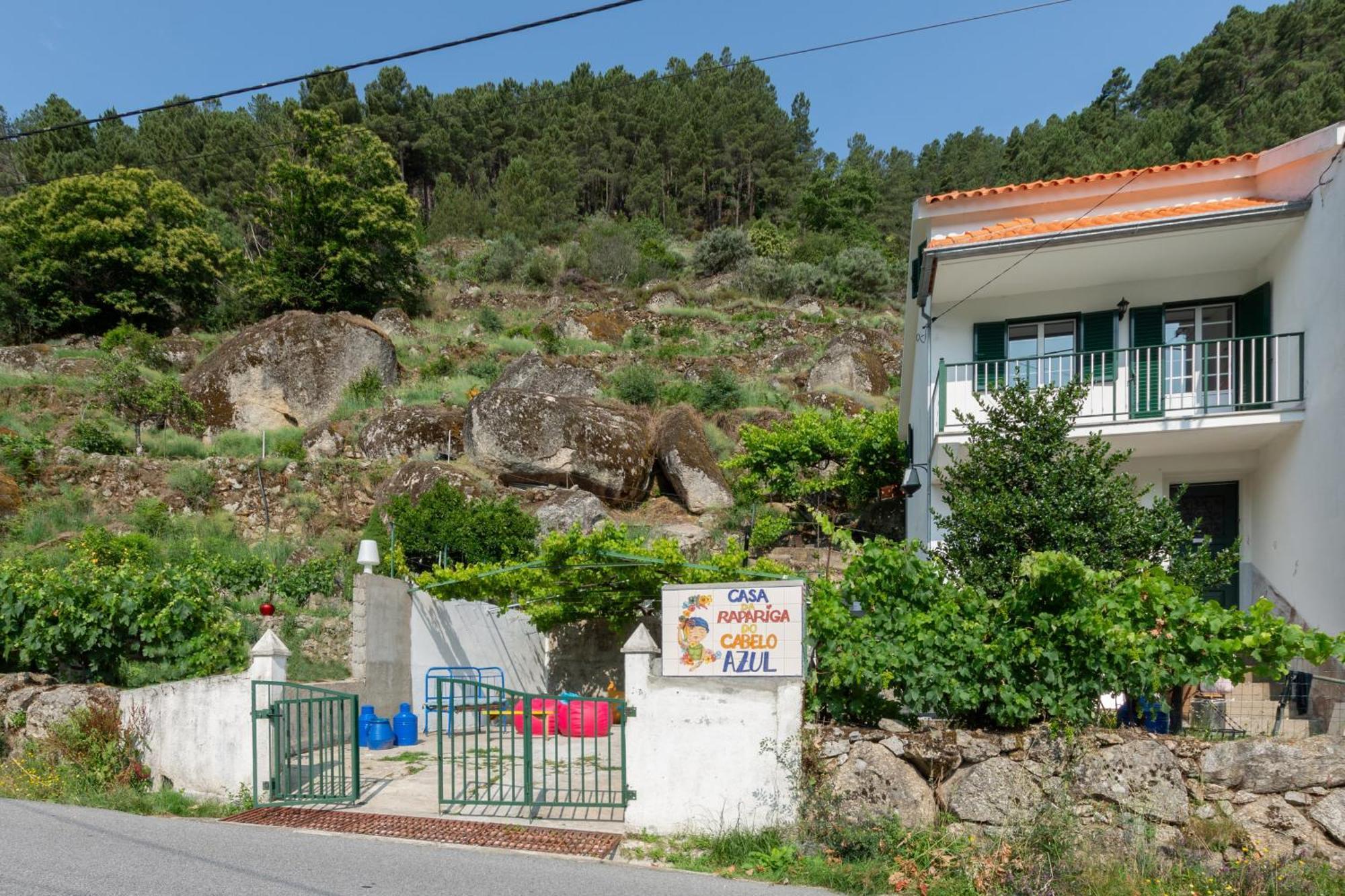 Апартаменты A Casa Da Rapariga De Cabelo Azul Мантейгас Экстерьер фото